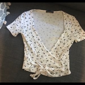 Brandy Melville Flowered shirt